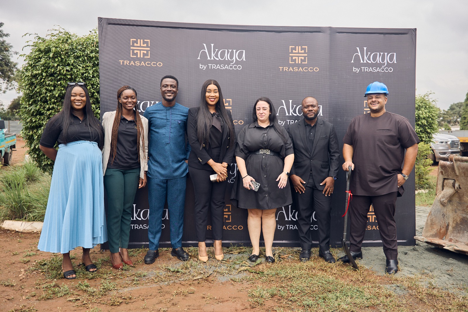 Photo of the Akaya by Trasacco sales & marketing team at the groundbreaking event